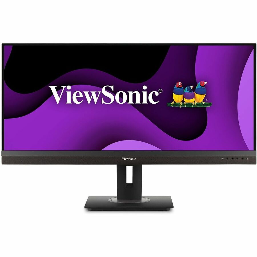 ViewSonic VG3456A 34 Inch 21:9 UltraWide QHD 1440p IPS Monitor with Ergonomic Design, 100W USB C, Docking Built-In, Gigabit Ethernet RJ54 for Home and Office