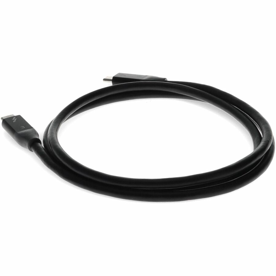 3ft (1m) USB-C 3.1 Male to Male Thunderbolt-compatible Sync and Charge Black Cable