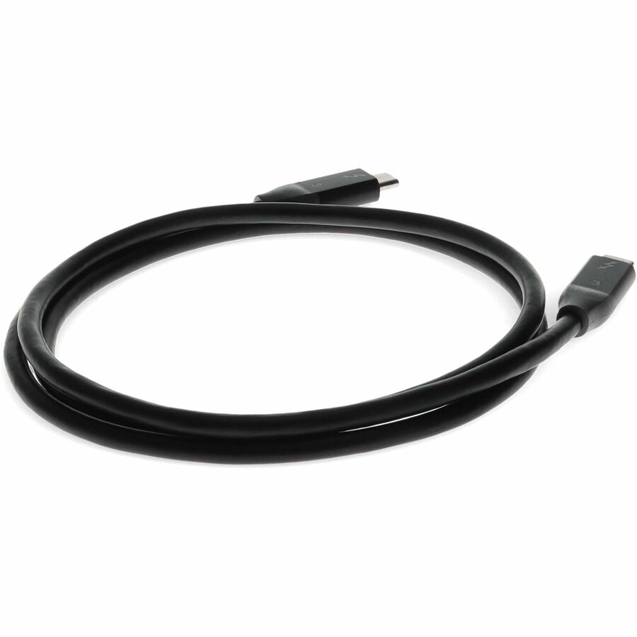 3ft (1m) USB-C 3.1 Male to Male Thunderbolt-compatible Sync and Charge Black Cable