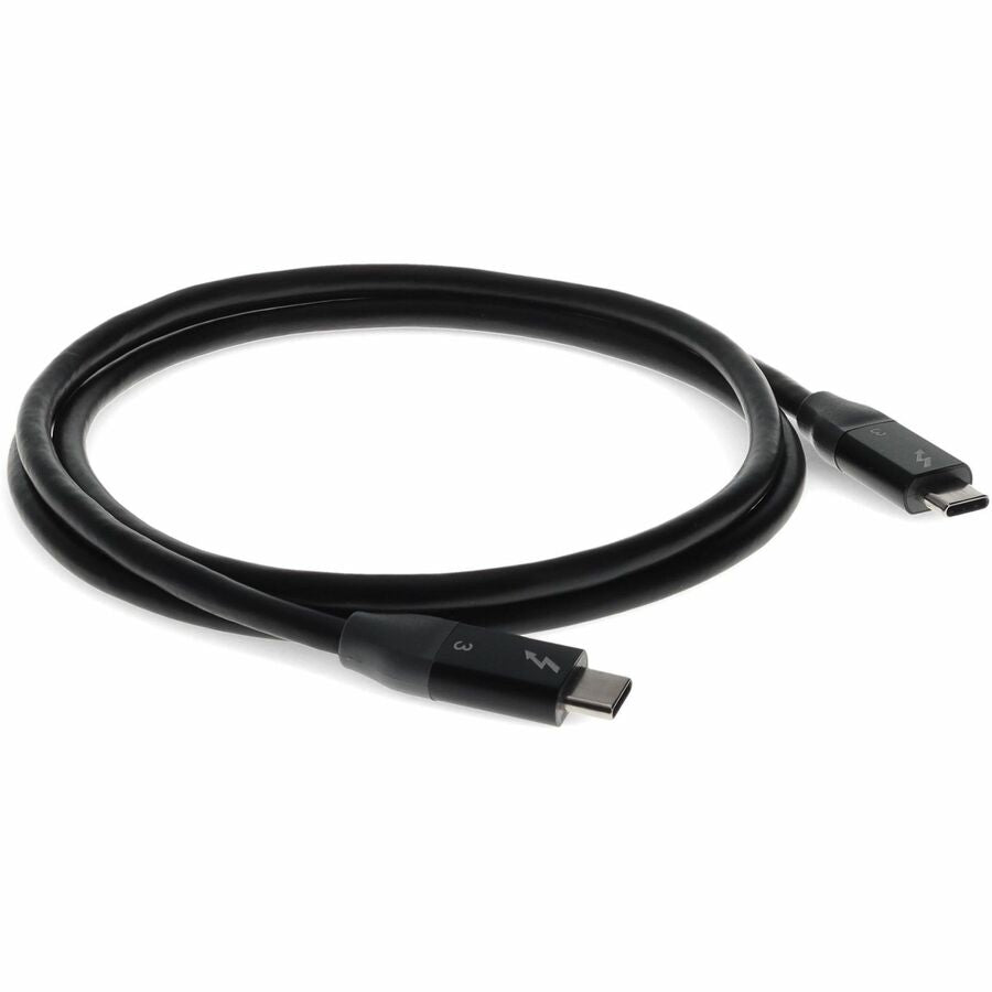 3ft (1m) USB-C 3.1 Male to Male Thunderbolt-compatible Sync and Charge Black Cable