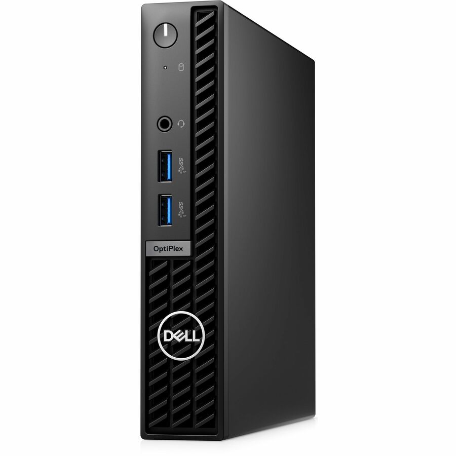 Dell OptiPlex 7000 7010 Desktop Computer - Intel Core i5 13th Gen i5-13500T - vPro Technology - 8 GB - 256 GB SSD - Micro PC - Black