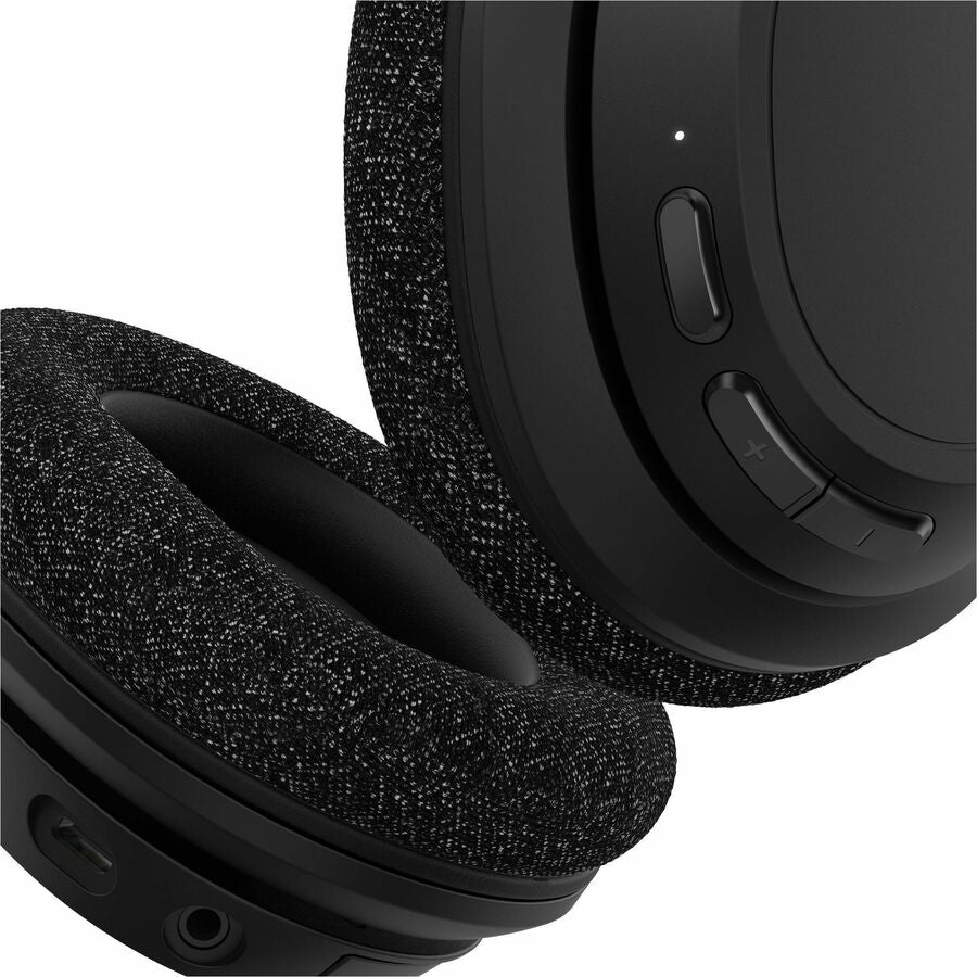 Belkin SoundForm Adapt Wireless Over-Ear Headset, Headphones for Work, Play, Gaming, & Travel with Built-in Boom Microphone - Compatible with iPhone, iPad, Galaxy, and More - Black