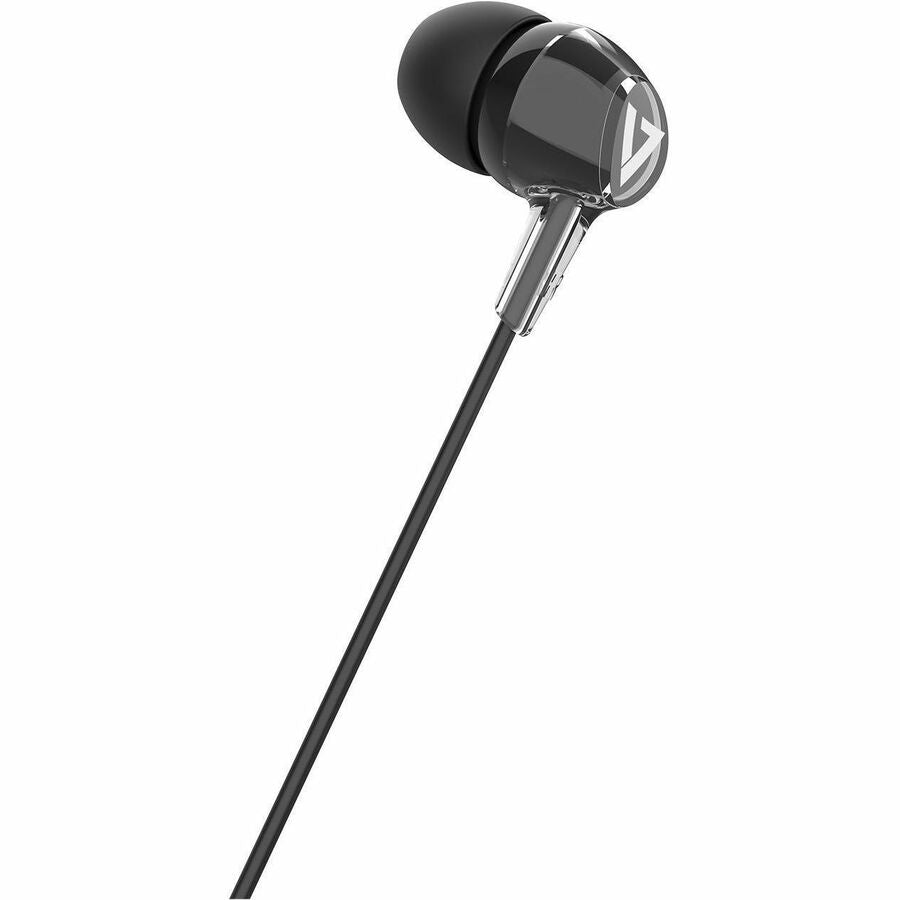 V7 3.5mm Noise Isolating Stereo Earbuds with In-line Mic, iPads, iPhones, iPod, Tablets, Smartphones, Laptop Computer, Chromebook, PC, Black