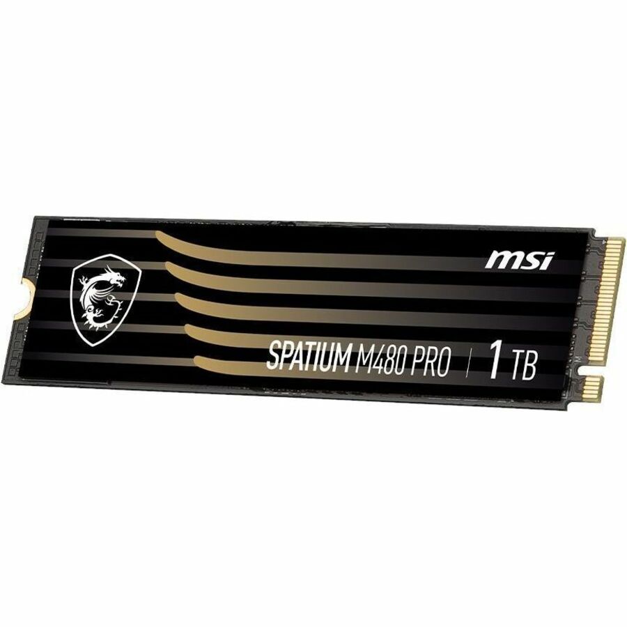 MSI SPATIUM M480 PRO 1 TB Solid State Drive - M.2 2280 Internal - PCI Express NVMe (PCI Express NVMe 4.0 x4)