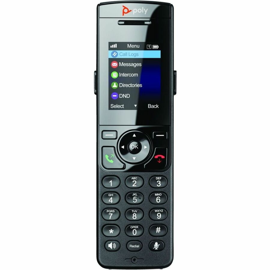 Poly VVX D230 DECT Phone Handset and Charging Cradle with Power Supply