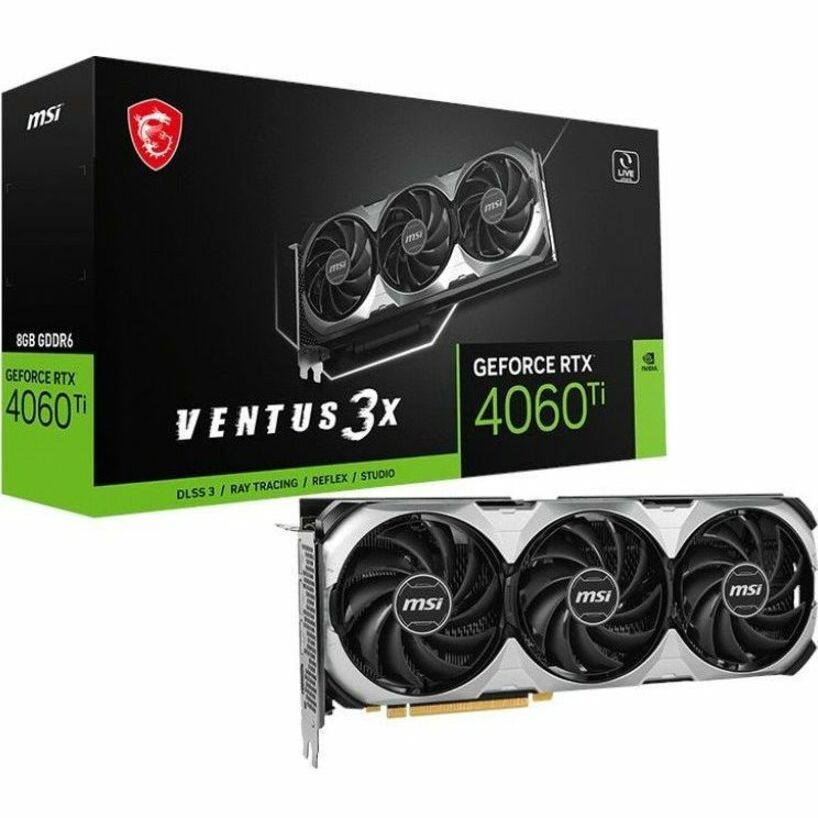 MSI NVIDIA GeForce RTX 4060 Ti Graphic Card - 8 GB GDDR6