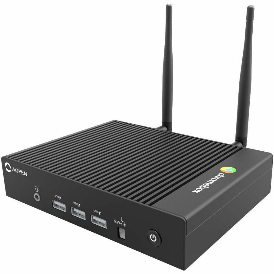 AOPEN Chromebox Mini 2 - AI Ready - Intel Celeron N4500 - Fanless - Ventless - 8 GB RAM - 32 GB eMMC - Wifi 6 - 3 Year Warranty - Military-grade