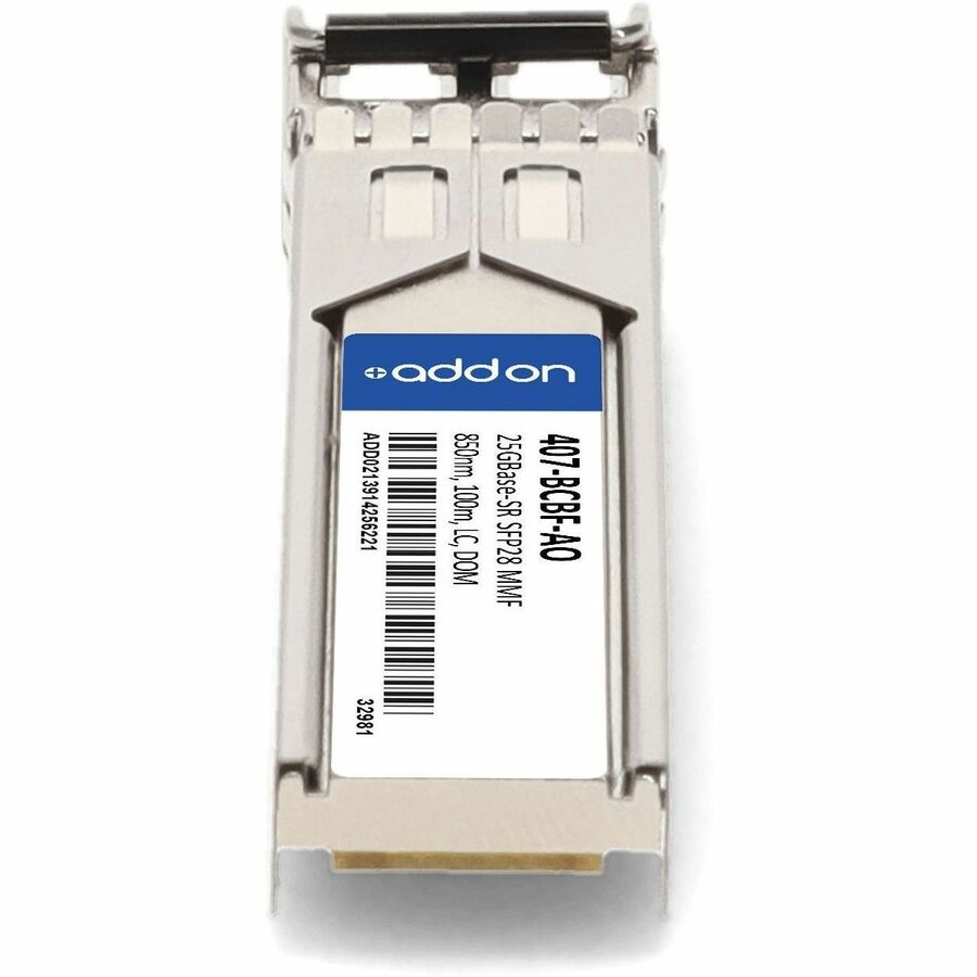 AddOn Dell® 407-BCBF Compatible TAA 25GBase-SR SFP28 Transceiver (MMF, 850nm, 100m, LC, DOM)