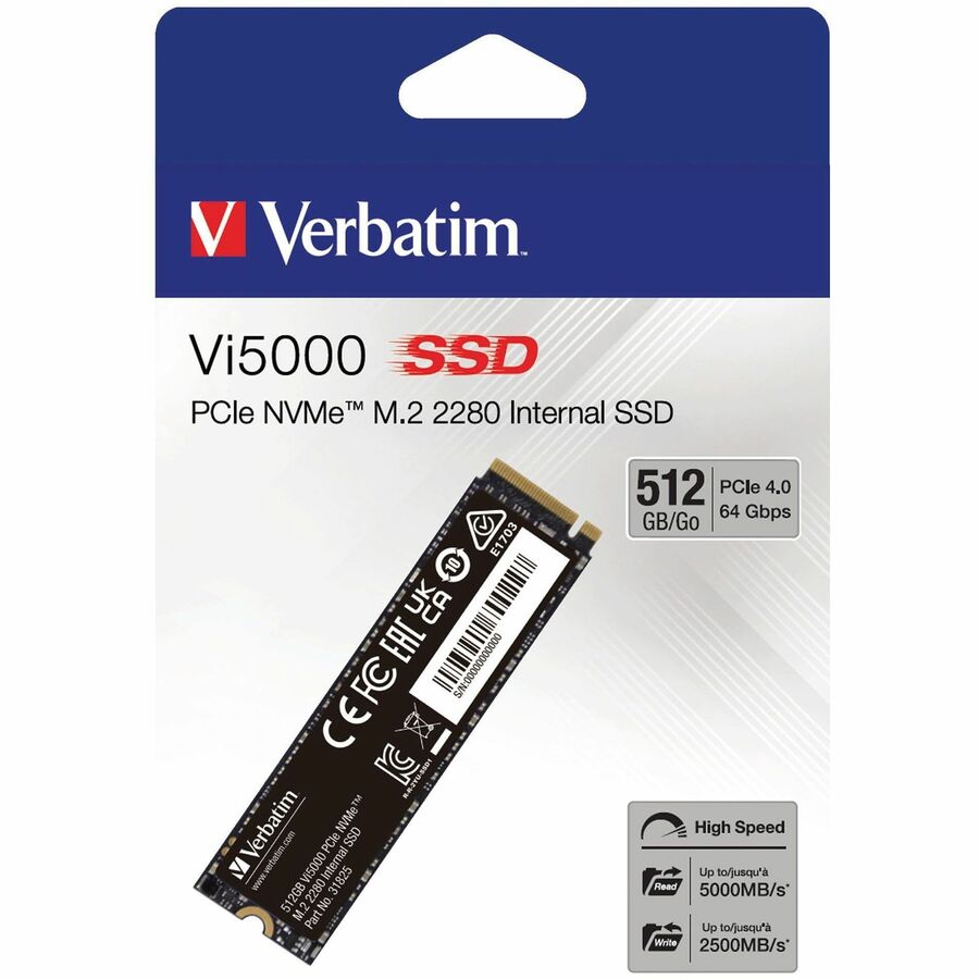 512GB Vi5000 PCIe NVMe M.2 2280 Internal SSD