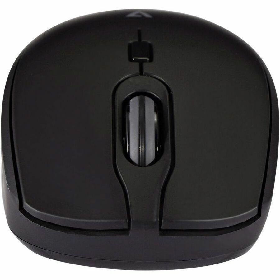 V7 MW350 Wireless Professional Silent Mouse - Optical - 2.4Ghz - Black - Wireless Connection - 1600 dpi - Scroll Wheel - 4 Button(s) - Soft Touch - Quiet Clicks - Battery Included - Compatible with PC, Mac, Chromebook