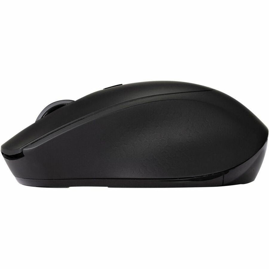 V7 MW350 Wireless Professional Silent Mouse - Optical - 2.4Ghz - Black - Wireless Connection - 1600 dpi - Scroll Wheel - 4 Button(s) - Soft Touch - Quiet Clicks - Battery Included - Compatible with PC, Mac, Chromebook