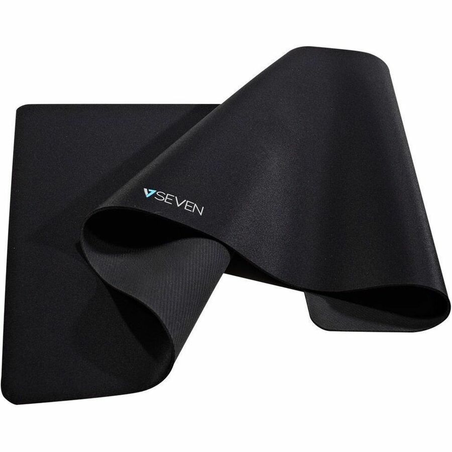 V7 MP04BLK XL Antimicrobial Desk Mat Mouse Pad - Black - 35.43