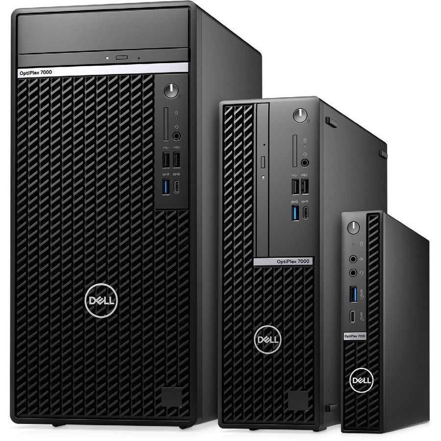 Dell OptiPlex 7000 7010 Plus Desktop Computer - Intel Core i5 13th Gen i5-13500 - vPro Technology - 8 GB - 256 GB SSD - Small Form Factor - Black