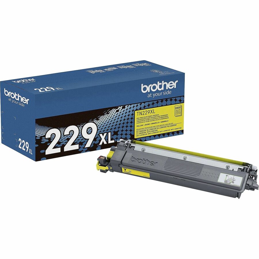 Brother Genuine TN229XLY High-yield Yellow Toner Cartridge