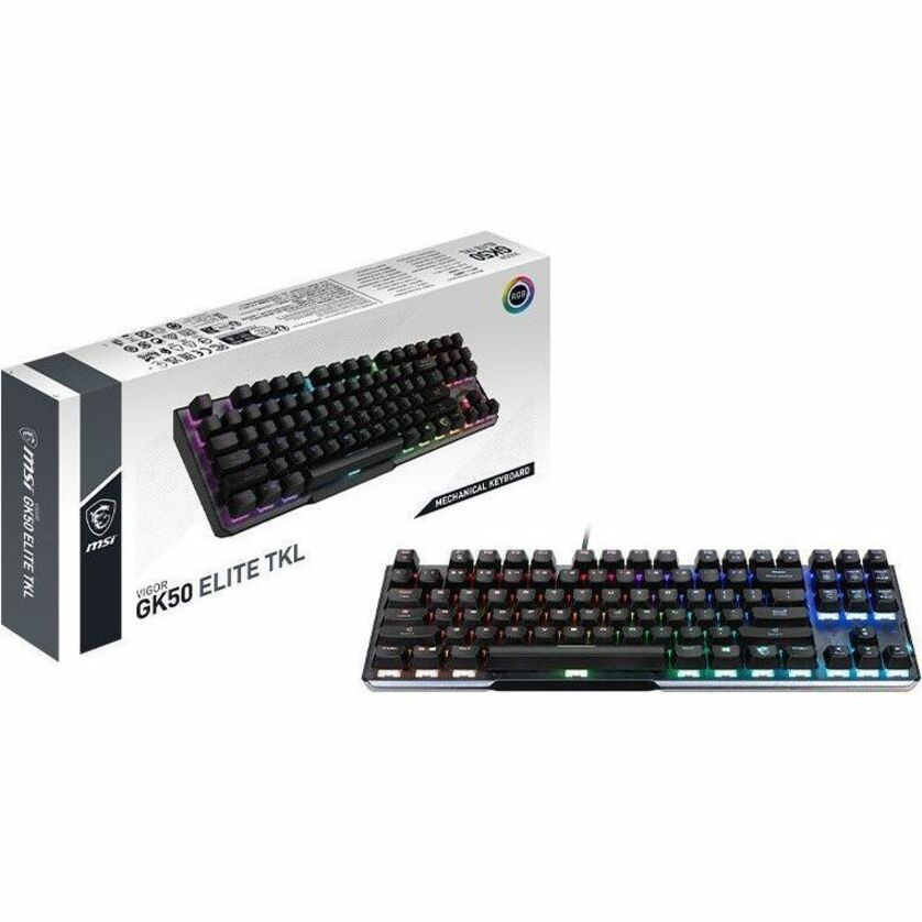 MSI VIGOR GK50 ELITE TKL LR US Gaming Keyboard