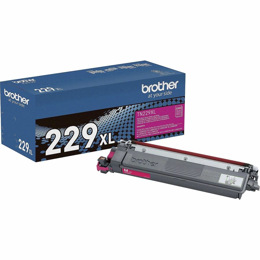 Brother Genuine TN229XLM High-yield Magenta Toner Cartridge