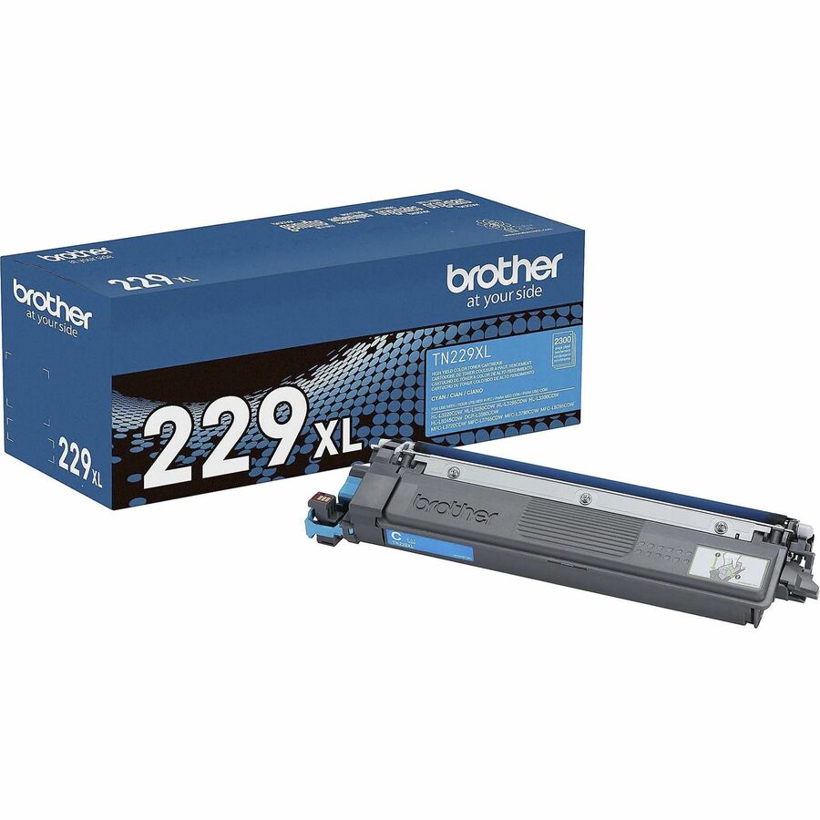 Brother Genuine TN229XLC High-yield Cyan Toner Cartridge