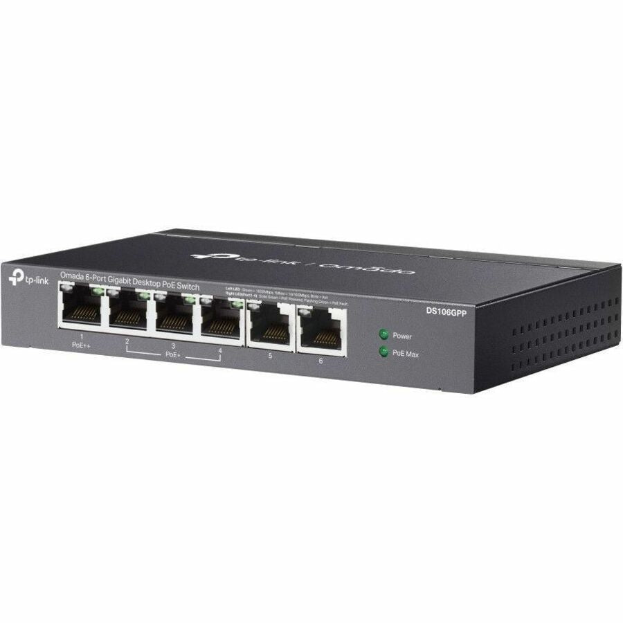 TP-Link Omada 6-Port Gigabit Desktop Switch with 3-Port PoE+ and 1-Port PoE++