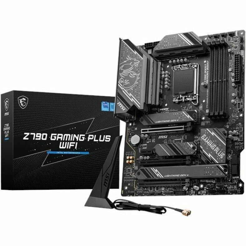 MSI Z790 GAMING PLUS WIFI Gaming Desktop Motherboard - Intel Z790 Chipset - Socket LGA-1700 - ATX