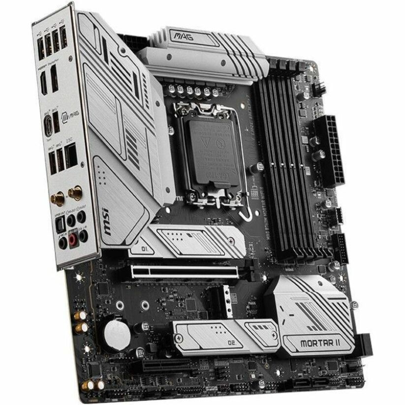 MSI MAG B760M MORTAR WIFI II Desktop Motherboard - Intel B760 Chipset - Socket LGA-1700 - Micro ATX