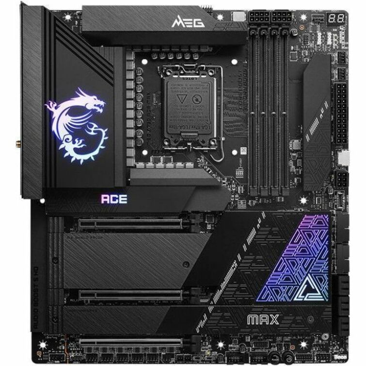 MSI MEG Z790 ACE MAX Desktop Motherboard - Intel Z790 Chipset - Socket LGA-1700 - Extended ATX