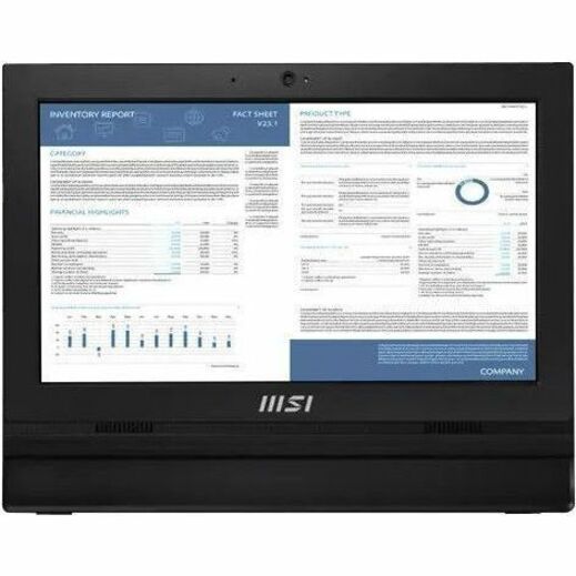 MSI PRO AP162T AIO Desktop, 15.6? FHD Touchscreen display Intel Celeron N100 4GB 128GB SSD WIN 11 PRO Entry