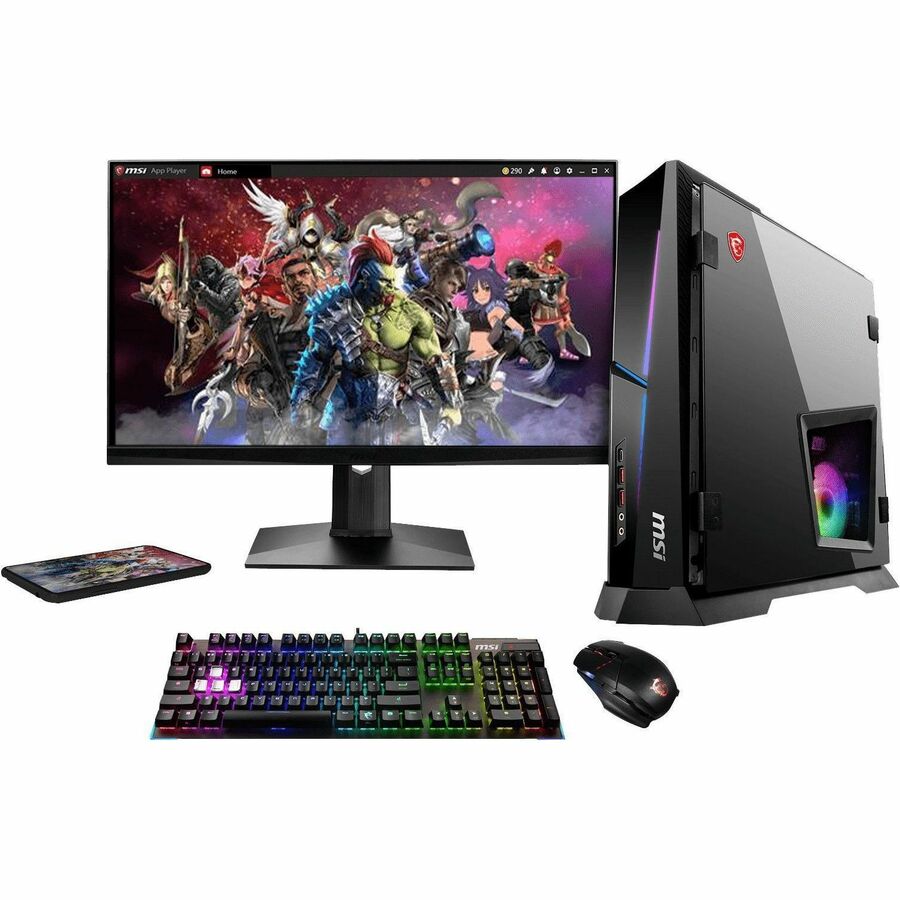 MSI Trident AS SFF Gaming PC, Intel Core i5-14400F, RTX 4060, 16GB, 1TB SS , Win11 Home