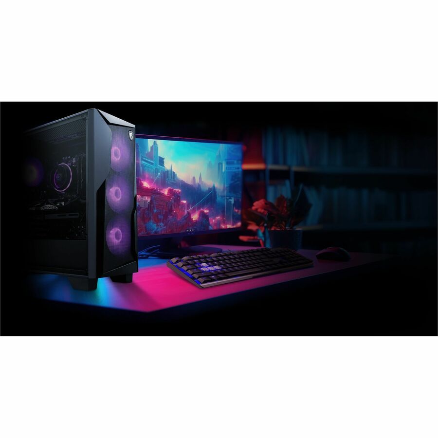 MSI Codex R2 Gaming PC, Intel Core i5-14400F, RTX 4060, 32GB , 1TB SSD, Win11 Pro