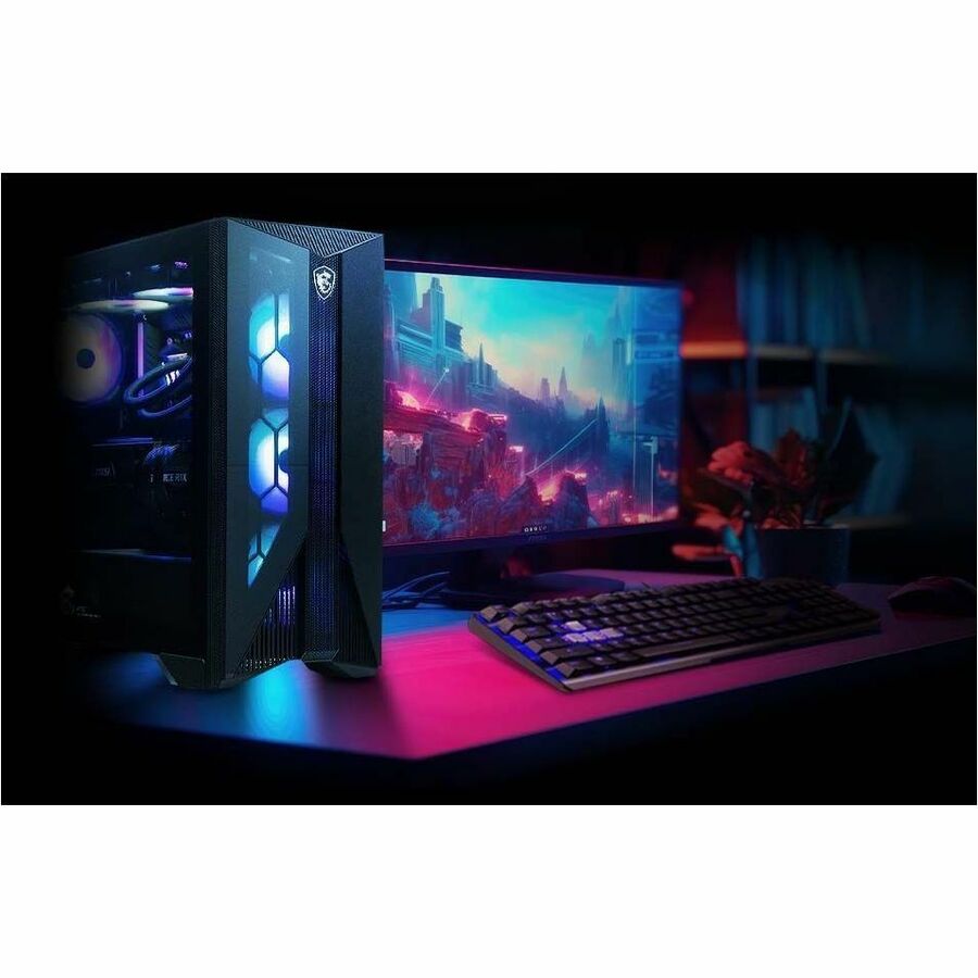 MSI Aegis R 14th Aegis R 14NUE9-830US Gaming Desktop Computer - Intel Core i9 14th Gen i9-14900F - 32 GB - 2 TB SSD - Black