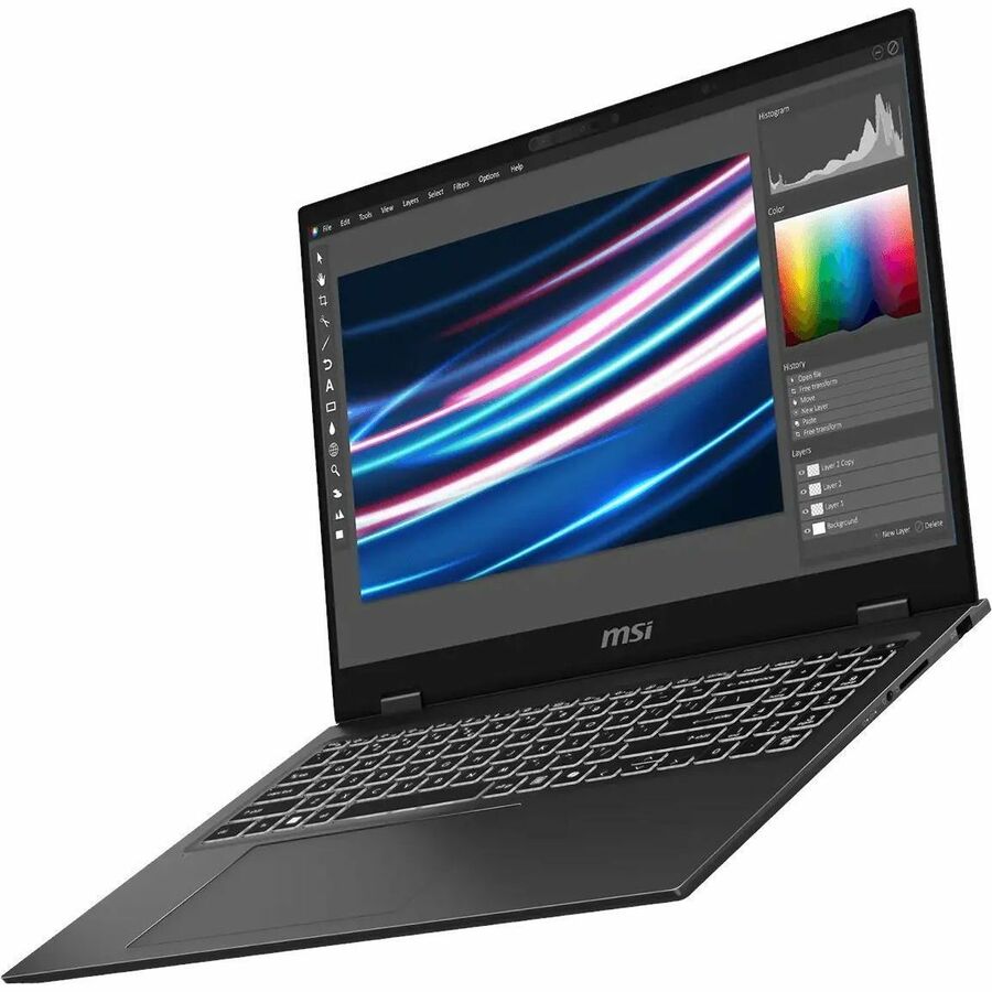 MSI Prestige 16 AI Studio 16? QHD+ Ultrabook Laptop Intel EVO Core Ultra 7-155H, RTX4060, 32GB, 1TB SSD, Win 11 Pro, Gray, 3 year Warranty