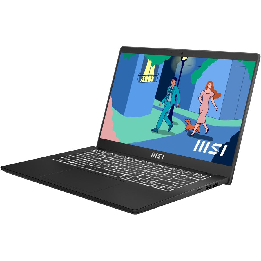 MSI Modern 14? Ultrabook laptop, Intel Core i3-1215U, 8GB,128GB SSD - Win 11 Pro