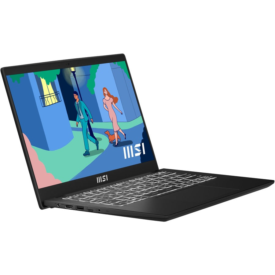 MSI Modern 14? Ultrabook laptop, Intel Core i3-1215U, 8GB,128GB SSD - Win 11 Pro