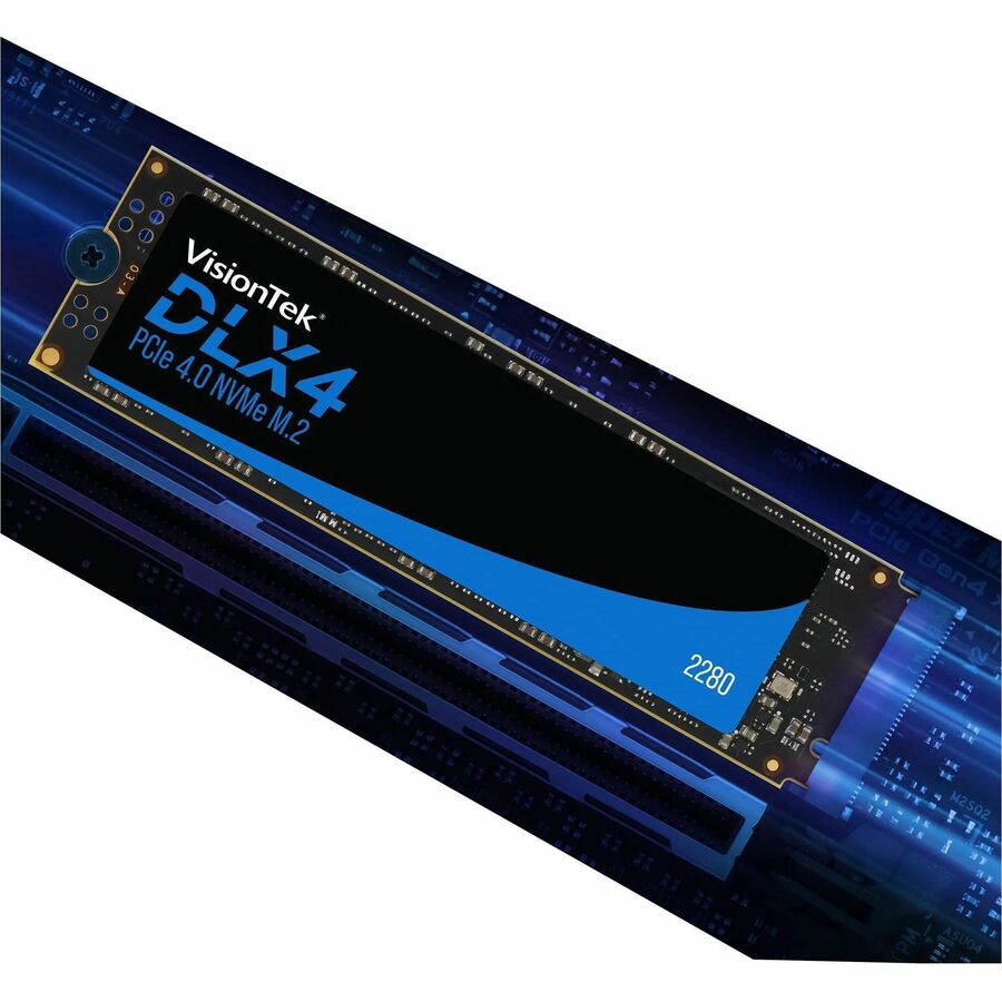 VisionTek DLX4 2 TB Solid State Drive - M.2 2280 Internal - PCI Express NVMe (PCI Express NVMe 4.0 x4)