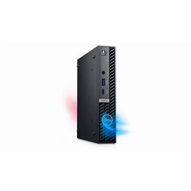 Dell OptiPlex 7000 7020 Desktop Computer - Intel Core i5 14th Gen i5-14500T - vPro Technology - 16 GB - 256 GB SSD - Micro PC - Black