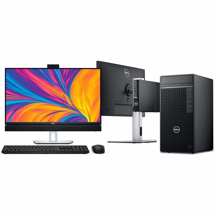 Dell OptiPlex 7000 7020 Desktop Computer - Intel Core i5 14th Gen i5-14500T - vPro Technology - 16 GB - 512 GB SSD - Micro PC - Black