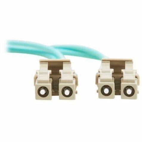 Eaton Tripp Lite Series 10Gb Duplex Multimode 50/125 OM3 OFNP Fiber Patch Cable (LC/LC) - Aqua, 10 m (32.8 ft.), TAA