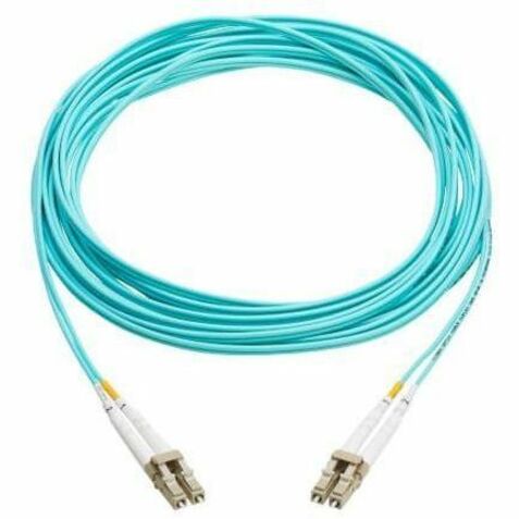 Eaton Tripp Lite Series 10Gb Duplex Multimode 50/125 OM3 OFNP Fiber Patch Cable (LC/LC) - Aqua, 10 m (32.8 ft.), TAA