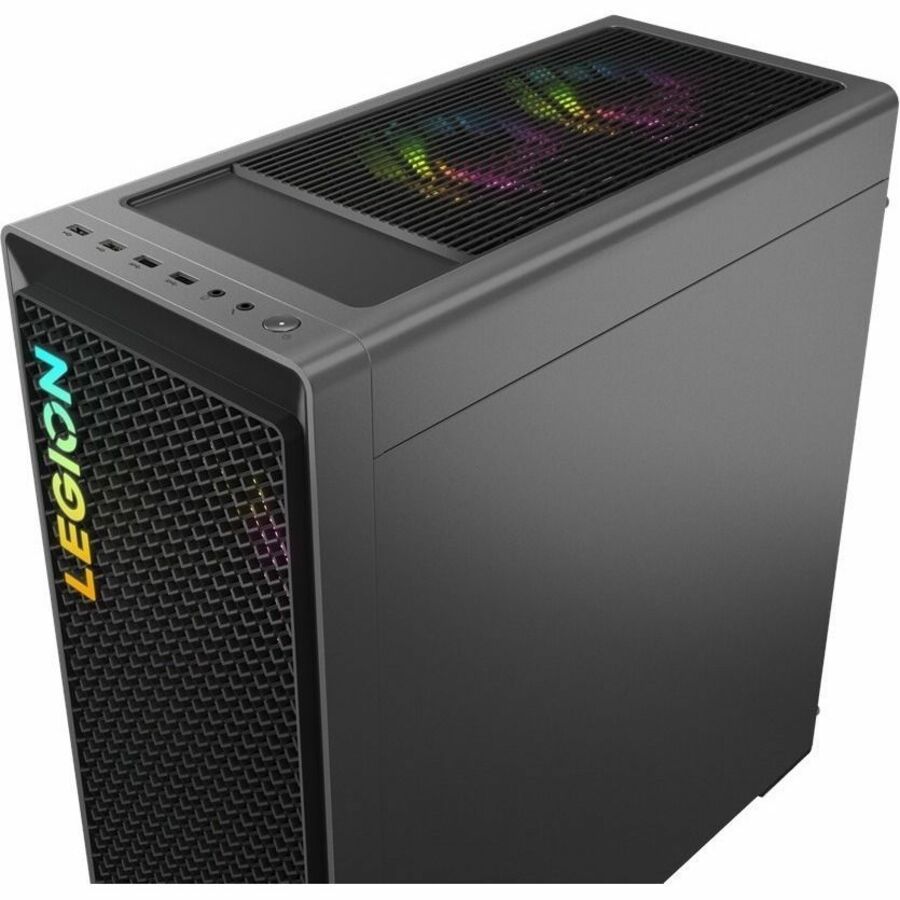 Lenovo Legion T7 34IRZ8 90V6000NUS Gaming Desktop Computer - Intel Core i9 14th Gen i9-14900KF - 32 GB - 2 TB SSD - Tower - Storm Gray