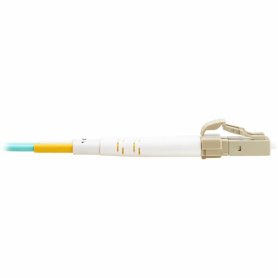 Eaton Tripp Lite Series 10Gb Duplex Multimode 50/125 OM3 OFNP Fiber Patch Cable (LC/LC) - Aqua, 5 m (16.4 ft.), TAA