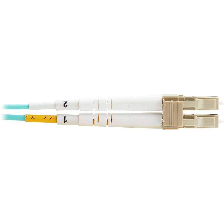 Eaton Tripp Lite Series 10Gb Duplex Multimode 50/125 OM3 OFNP Fiber Patch Cable (LC/LC) - Aqua, 5 m (16.4 ft.), TAA