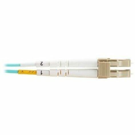 Eaton Tripp Lite Series 10Gb Duplex Multimode 50/125 OM3 OFNP Fiber Patch Cable (LC/LC) - Aqua, 2 m (6.6 ft.), TAA