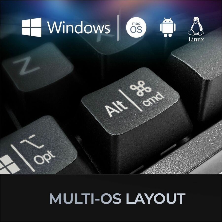 Adesso Multi-OS Mechanical Keyboard With CoPilot AI Hotkey