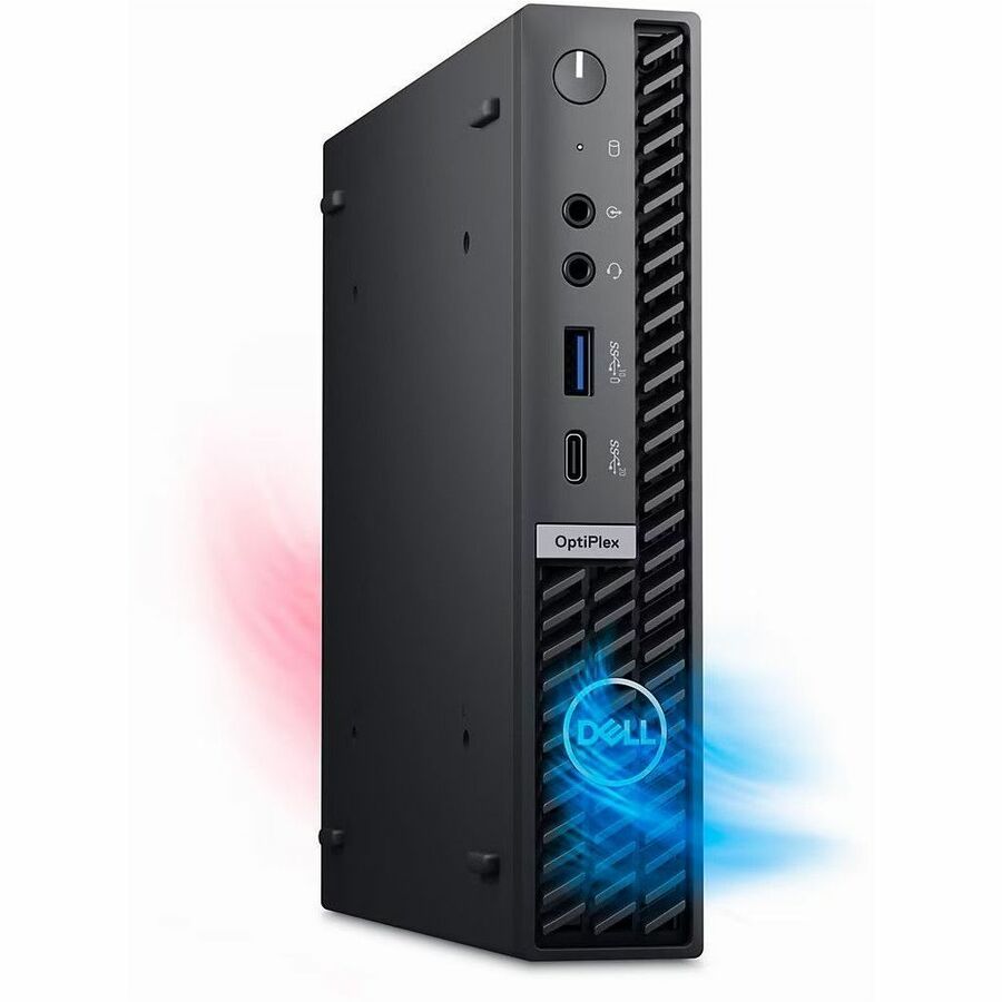 Dell OptiPlex 7000 7020 Plus Desktop Computer - Intel Core i7 14th Gen i7-14700T - vPro Technology - 32 GB - 512 GB SSD - Micro PC - Black