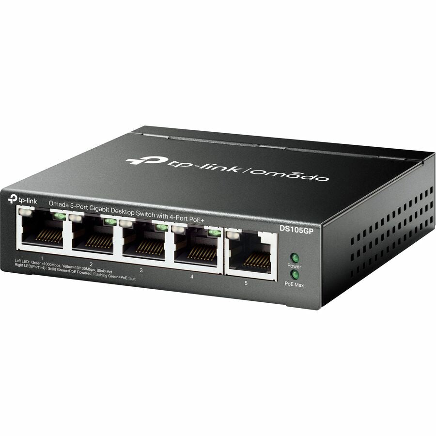 TP-Link Omada DS105GP 5-Ports Unmanaged Ethernet Switch