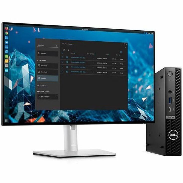 Dell OptiPlex 7000 7020 Plus Desktop Computer - Intel Core i7 14th Gen i7-14700T - vPro Technology - 16 GB - 512 GB SSD - Micro PC - Black