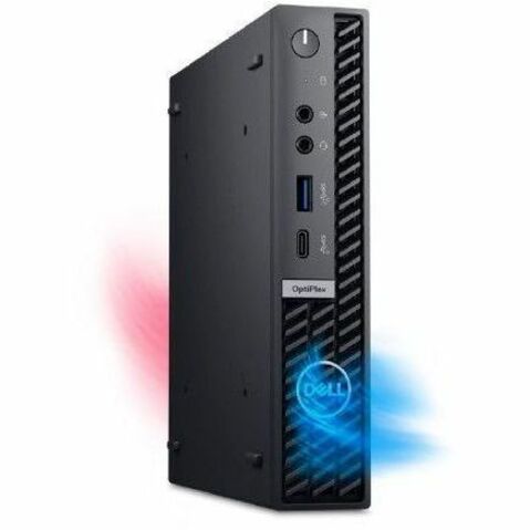 Dell OptiPlex 7000 7020 Plus Desktop Computer - Intel Core i7 14th Gen i7-14700T - vPro Technology - 16 GB - 512 GB SSD - Micro PC - Black