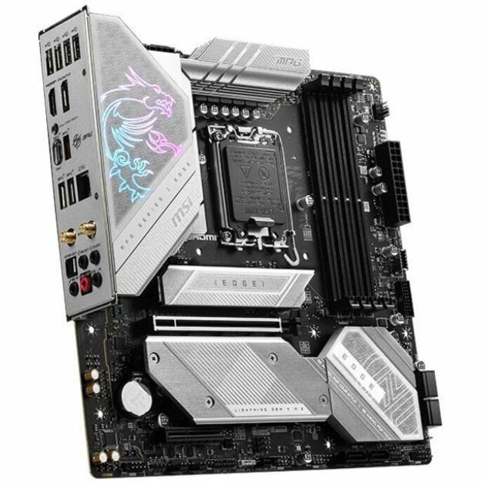 MSI MPG MPG B760M EDGE TI WIFI Gaming Desktop Motherboard - Intel B760 Chipset - Socket LGA-1700 - Micro ATX