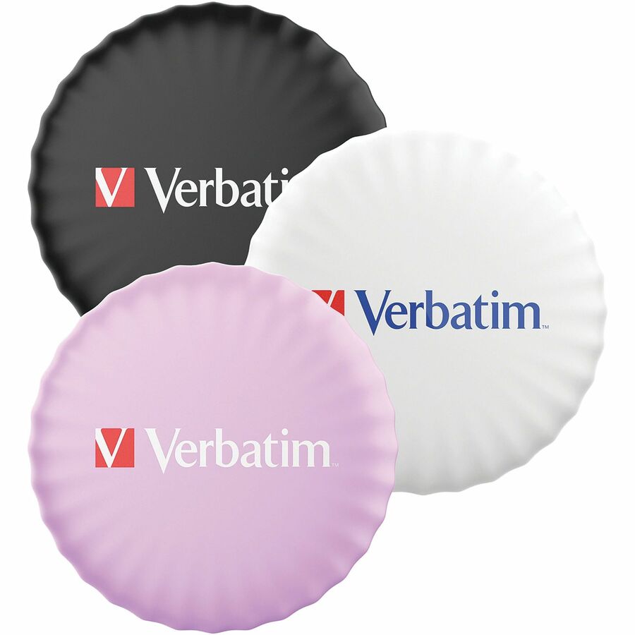 Verbatim My Finder Bluetooth Coin Tracker 3pk - Black, White, Purple