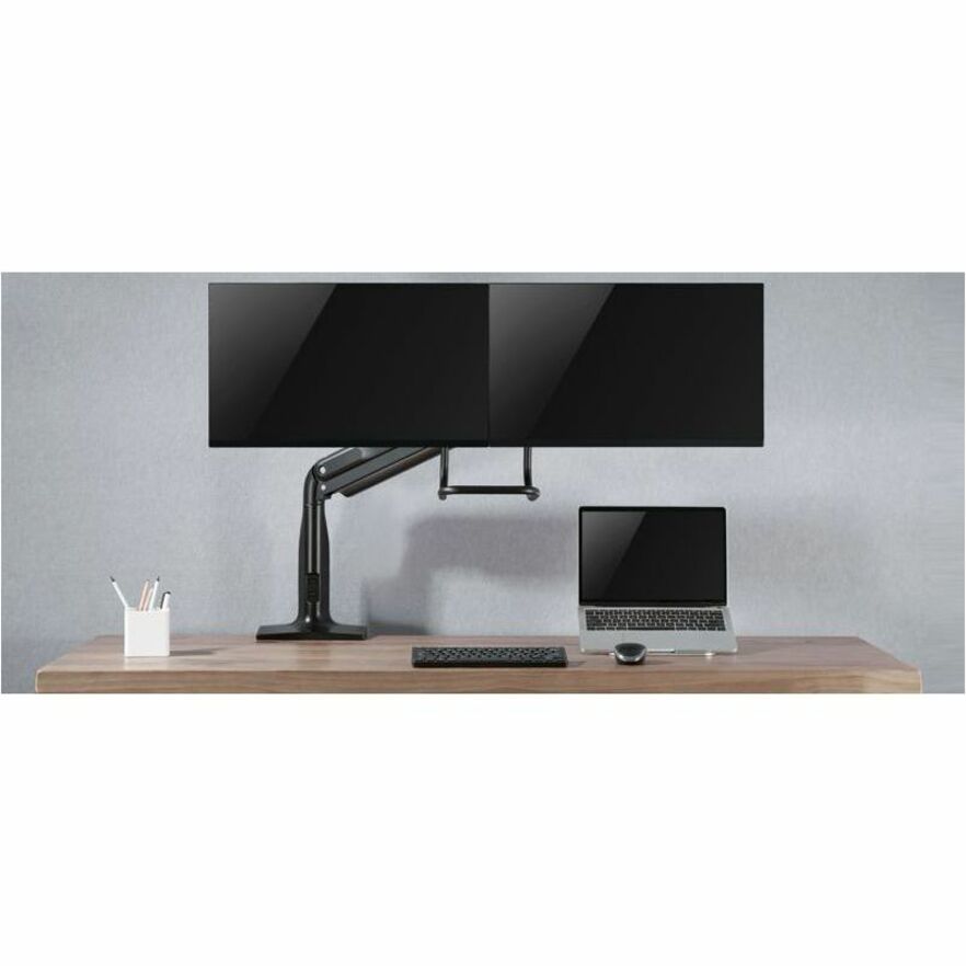 V7 DM1HDD Desk Mount for Monitor, Display - Matt Black