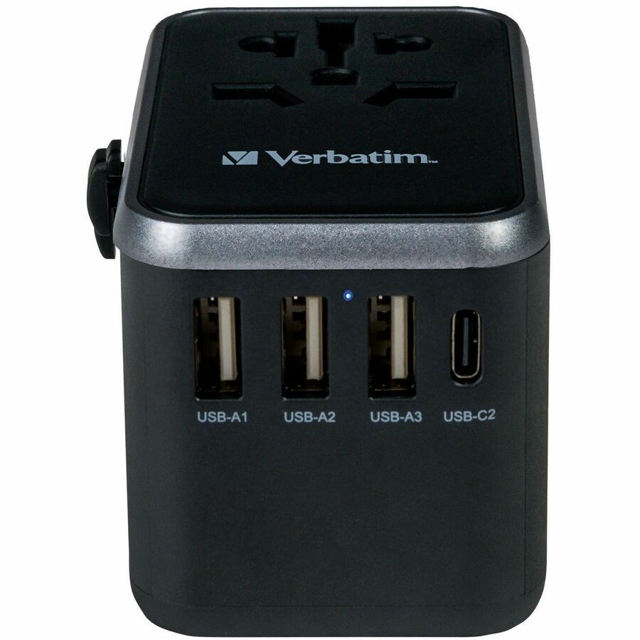 Verbatim UTA-04 Universal Travel Adapter 61W - USB -C, USB-A